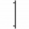 Uchwyty do szafek, 5 szt., czarne, 320 mm, stal nierdzewna