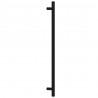 Uchwyty do szafek, 5 szt., czarne, 480 mm, stal nierdzewna