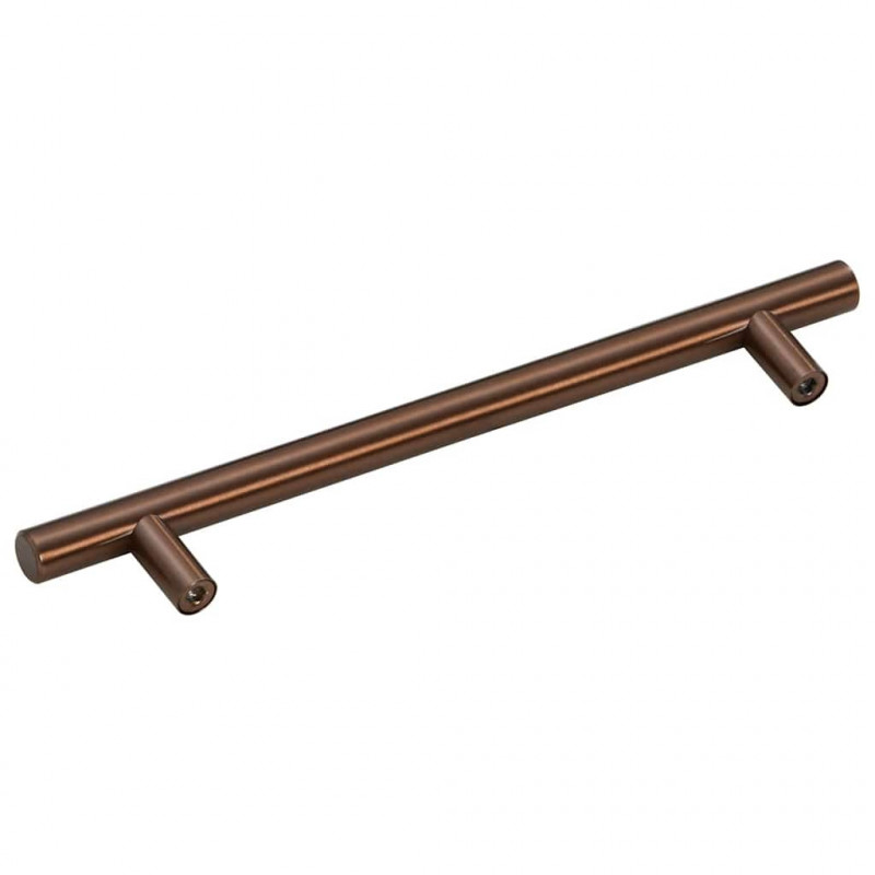 Uchwyty do szafek, 10 szt., brąz, 160 mm, stal nierdzewna