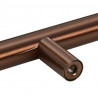 Uchwyty do szafek, 5 szt., brąz, 224 mm, stal nierdzewna