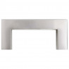 Uchwyty do szafek, 10 szt., srebrne, 64 mm, stal nierdzewna