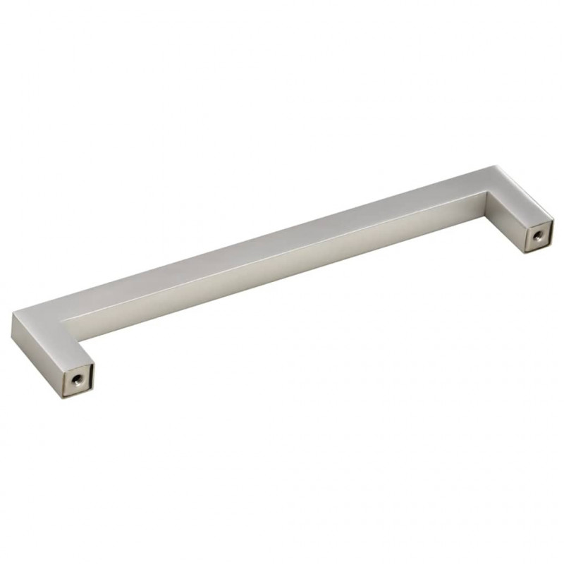 Uchwyty do szafek, 10 szt., srebrne, 160 mm, stal nierdzewna