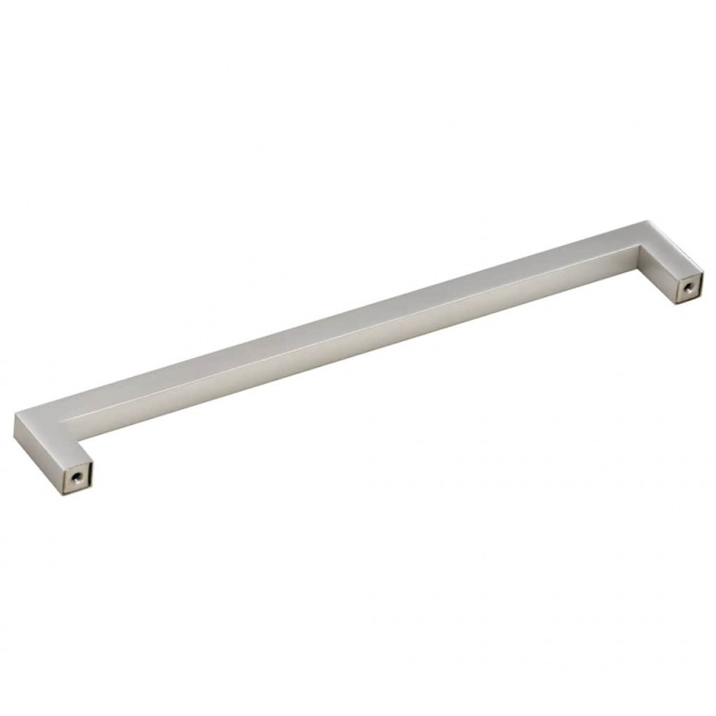 Uchwyty do szafek, 5 szt., srebrne, 224 mm, stal nierdzewna