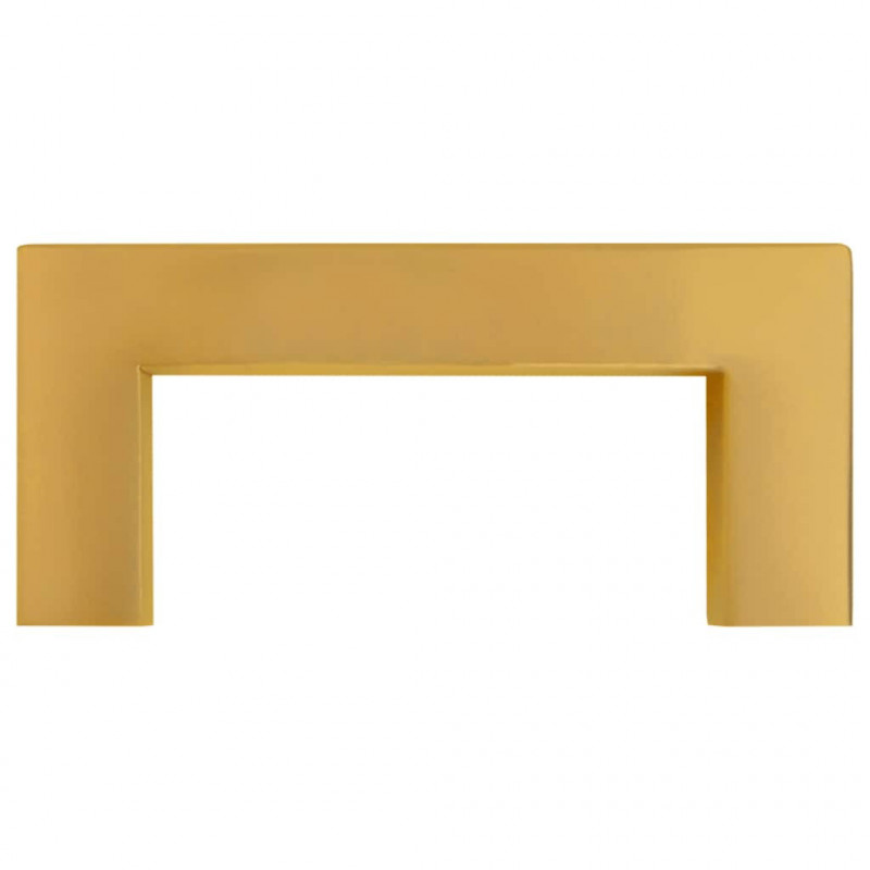 Uchwyty do szafek, 10 szt., złote, 64 mm, stal nierdzewna