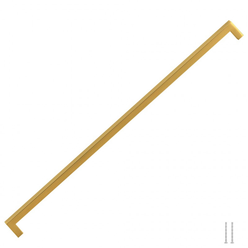 Uchwyty do szafek, 5 szt., złote, 480 mm, stal nierdzewna