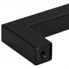 Uchwyty do szafek, 5 szt., czarne, 320 mm, stal nierdzewna