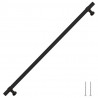 Uchwyty do szafek, 5 szt., czarne, 320 mm, stal nierdzewna
