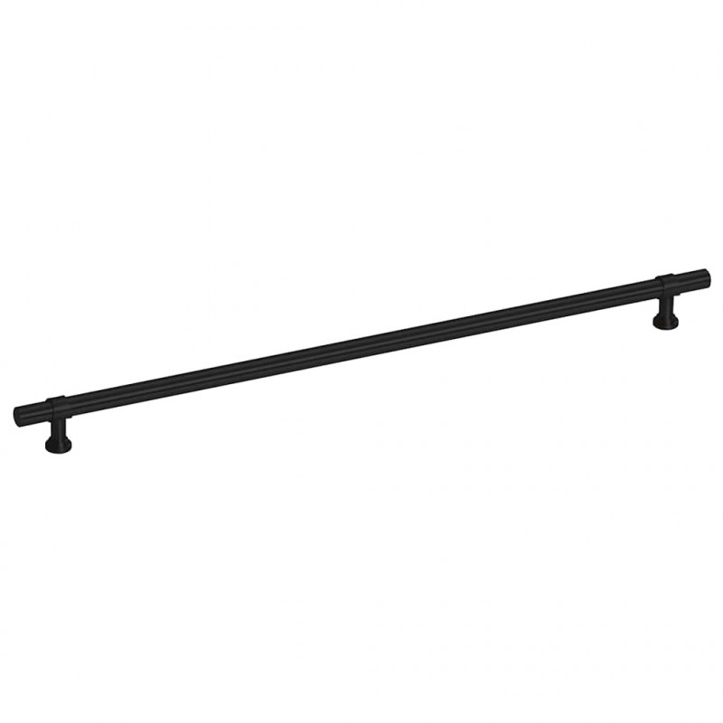 Uchwyty do szafek, 5 szt., czarne, 320 mm, stal nierdzewna