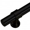 Uchwyty do szafek, 5 szt., czarne, 320 mm, stal nierdzewna