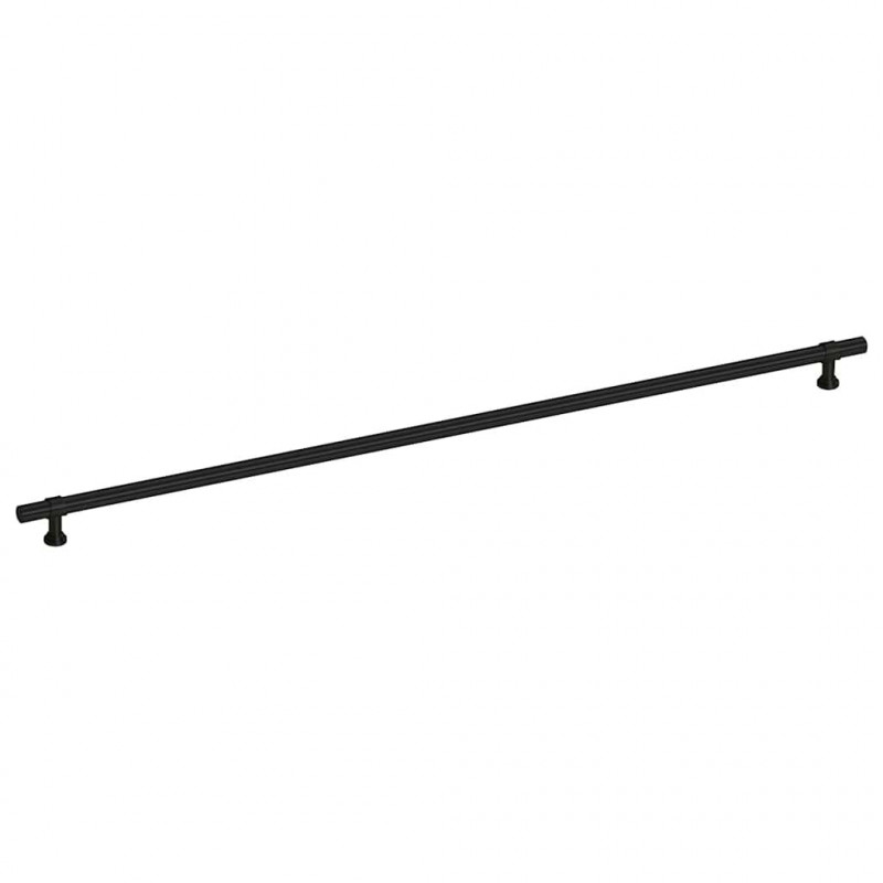 Uchwyty do szafek, 5 szt., czarne, 480 mm, stal nierdzewna