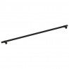 Uchwyty do szafek, 5 szt., czarne, 480 mm, stal nierdzewna