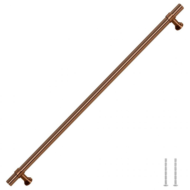 Uchwyty do szafek, 5 szt., brąz, 320 mm, stal nierdzewna