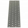 Płytki perforowane, 20 szt., 2 mm, 300x80 mm, stal ocynkowana