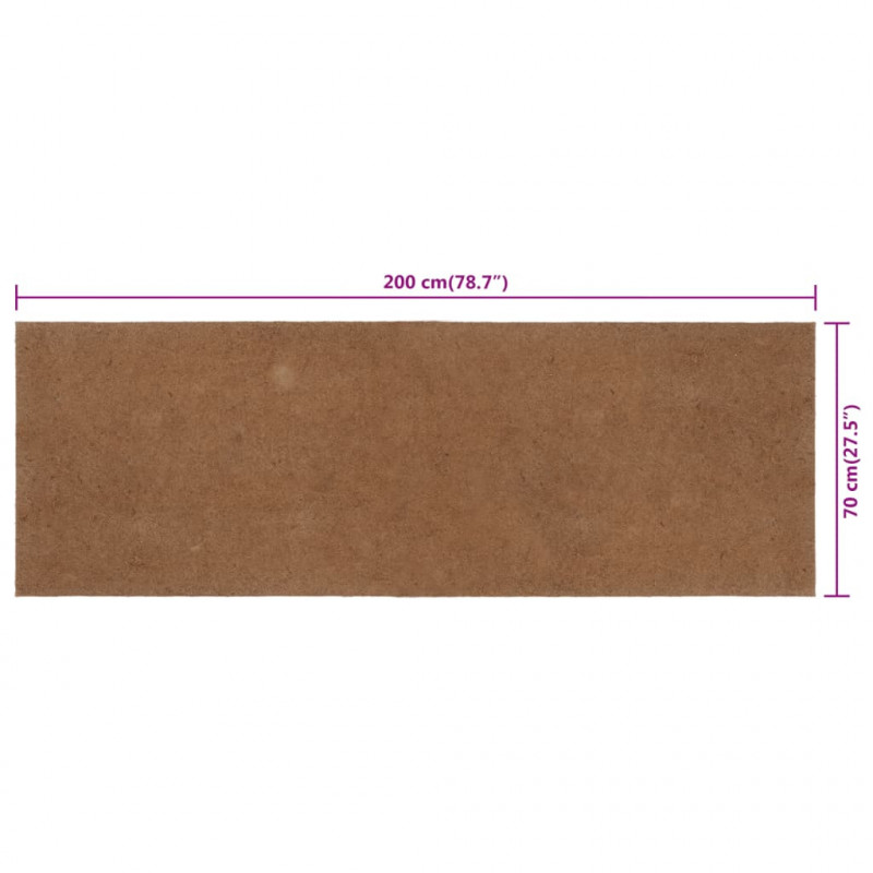 Podkładka pod materac, 70x200 cm, włókno kokosowe