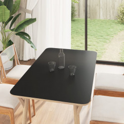 Naklejka na meble samoprzylepna matowa czarna 90x500 cm PVC