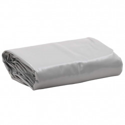 Plandeka, szara, 1x2,5 m, 650 g/m²