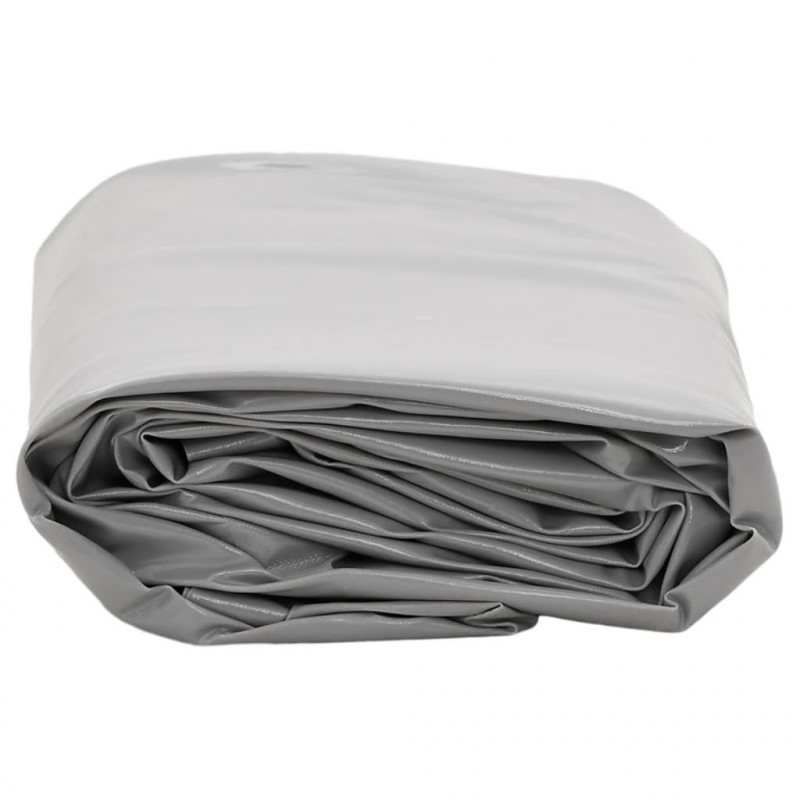 Plandeka, szara, 1,5x2 m, 650 g/m²