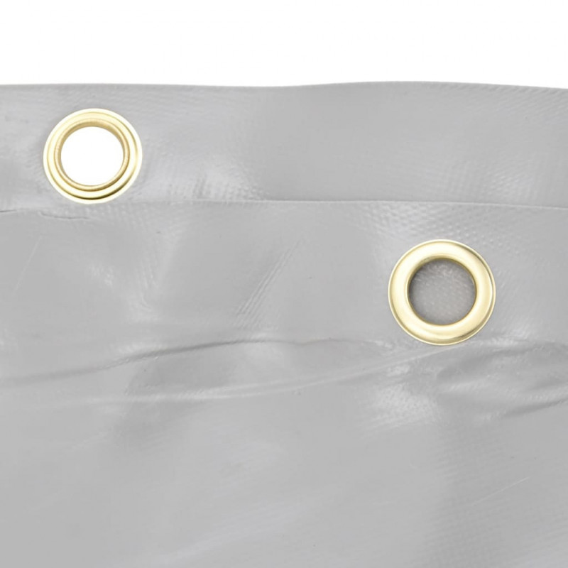 Plandeka, szara, 1,5x2 m, 650 g/m²