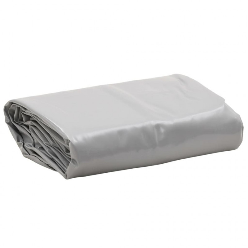 Plandeka, szara, 2,5x4,5 m, 650 g/m²