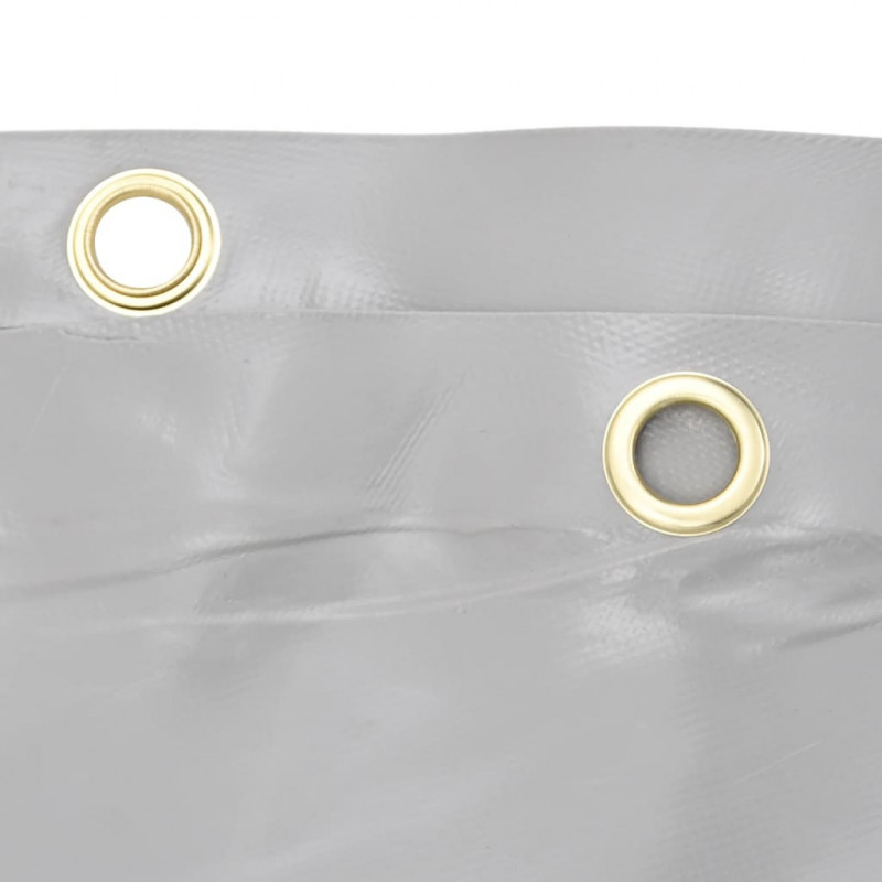 Plandeka, szara, 5x5 m, 650 g/m²
