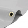 Plandeka, szara, 5x6 m, 650 g/m²