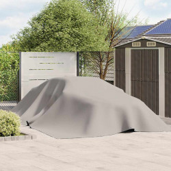 Plandeka, szara, 5x7 m, 650 g/m²