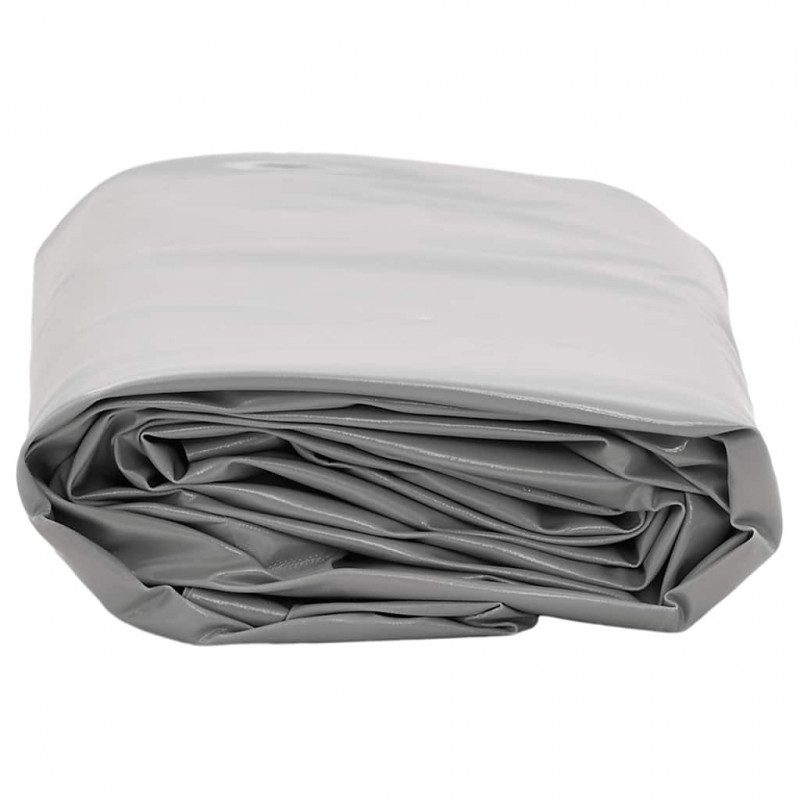 Plandeka, szara, 5x7 m, 650 g/m²