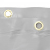Plandeka, szara, 5x7 m, 650 g/m²