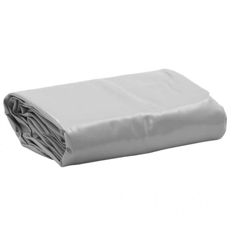 Plandeka, szara, 5x8 m, 650 g/m²
