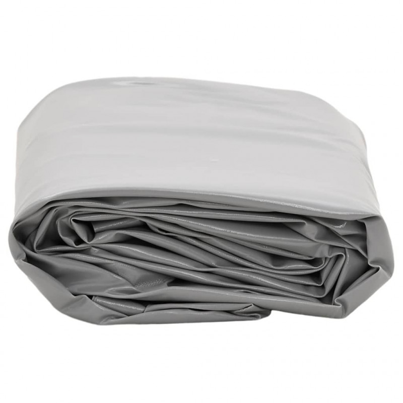 Plandeka, szara, 5x8 m, 650 g/m²