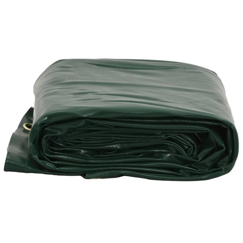 Plandeka, zielona, 1,5x2,5 m, 650 g/m²