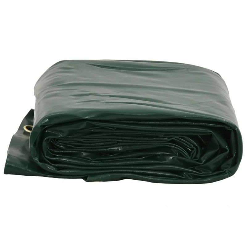 Plandeka, zielona, 5x5 m, 650 g/m²