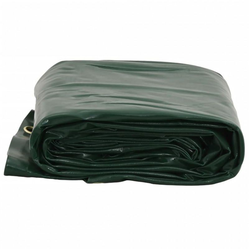 Plandeka, zielona, 5x7 m, 650 g/m²