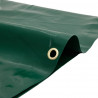Plandeka, zielona, 5x7 m, 650 g/m²