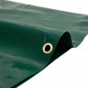 Plandeka, zielona, 5x8 m, 650 g/m²