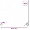 Plandeka, niebieska, 5x6 m, 650 g/m²