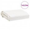 Plandeka, biała, 1x2,5 m, 650 g/m²