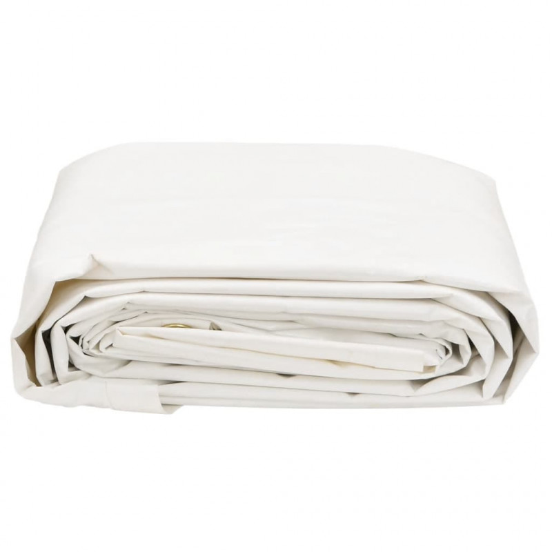 Plandeka, biała, 1,5x2,5 m, 650 g/m²