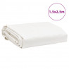 Plandeka, biała, 1,5x2,5 m, 650 g/m²