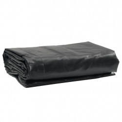 Plandeka, czarna, 1x2,5 m, 650 g/m²
