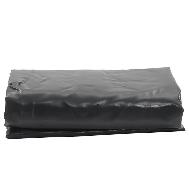 Plandeka, czarna, 1x2,5 m, 650 g/m²