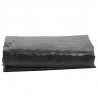 Plandeka, czarna, 1x2,5 m, 650 g/m²