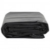 Plandeka, czarna, 1x2,5 m, 650 g/m²