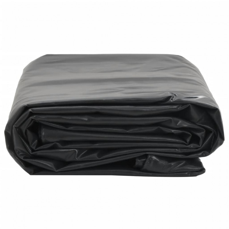 Plandeka, czarna, 1,5x2,5 m, 650 g/m²