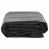 Plandeka, czarna, 1,5x2,5 m, 650 g/m²