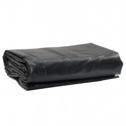 Plandeka, czarna, 2,5x4,5 m, 650 g/m²