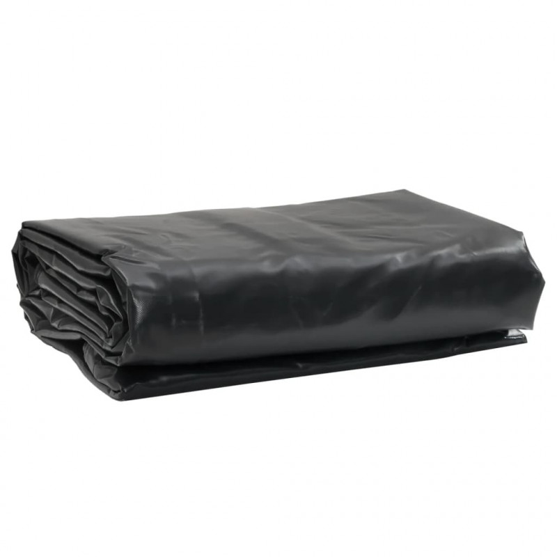 Plandeka, czarna, 2,5x4,5 m, 650 g/m²