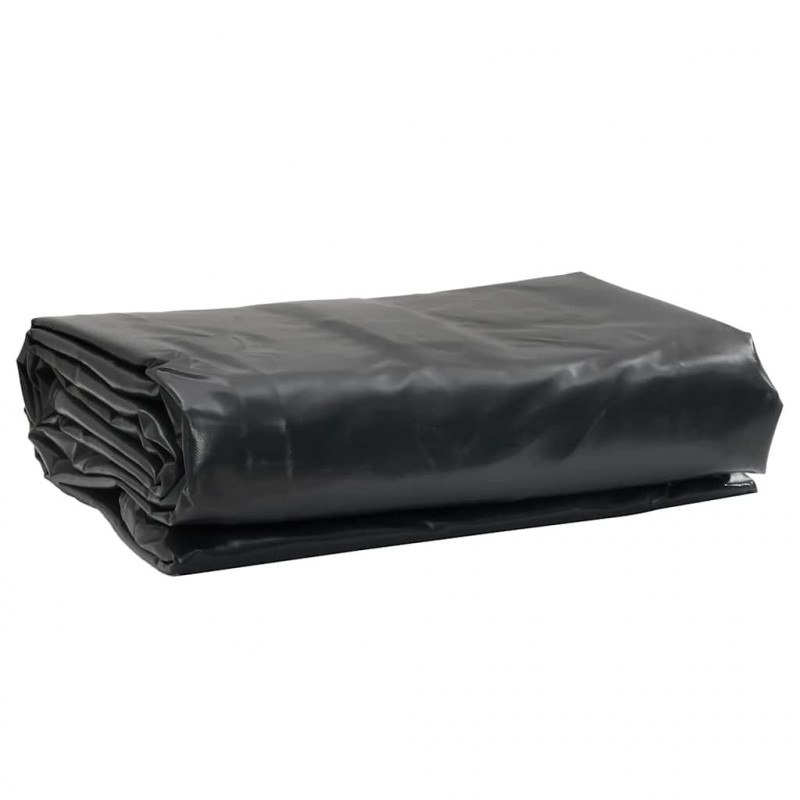 Plandeka, antracytowa, 3x3 m, 650 g/m²
