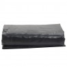 Plandeka, antracytowa, 3x3 m, 650 g/m²