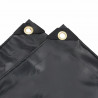 Plandeka, antracytowa, 3x4 m, 650 g/m²
